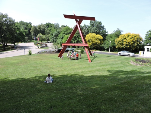 back lawn of the Cincinnati Art Museum