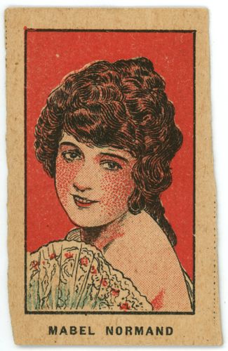 Mabel Normand trading card