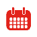 A red calendar