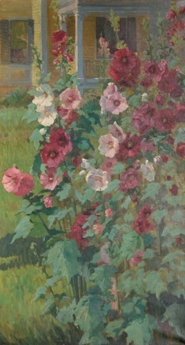 Bessie Hoover Wessel’s Hollyhocks