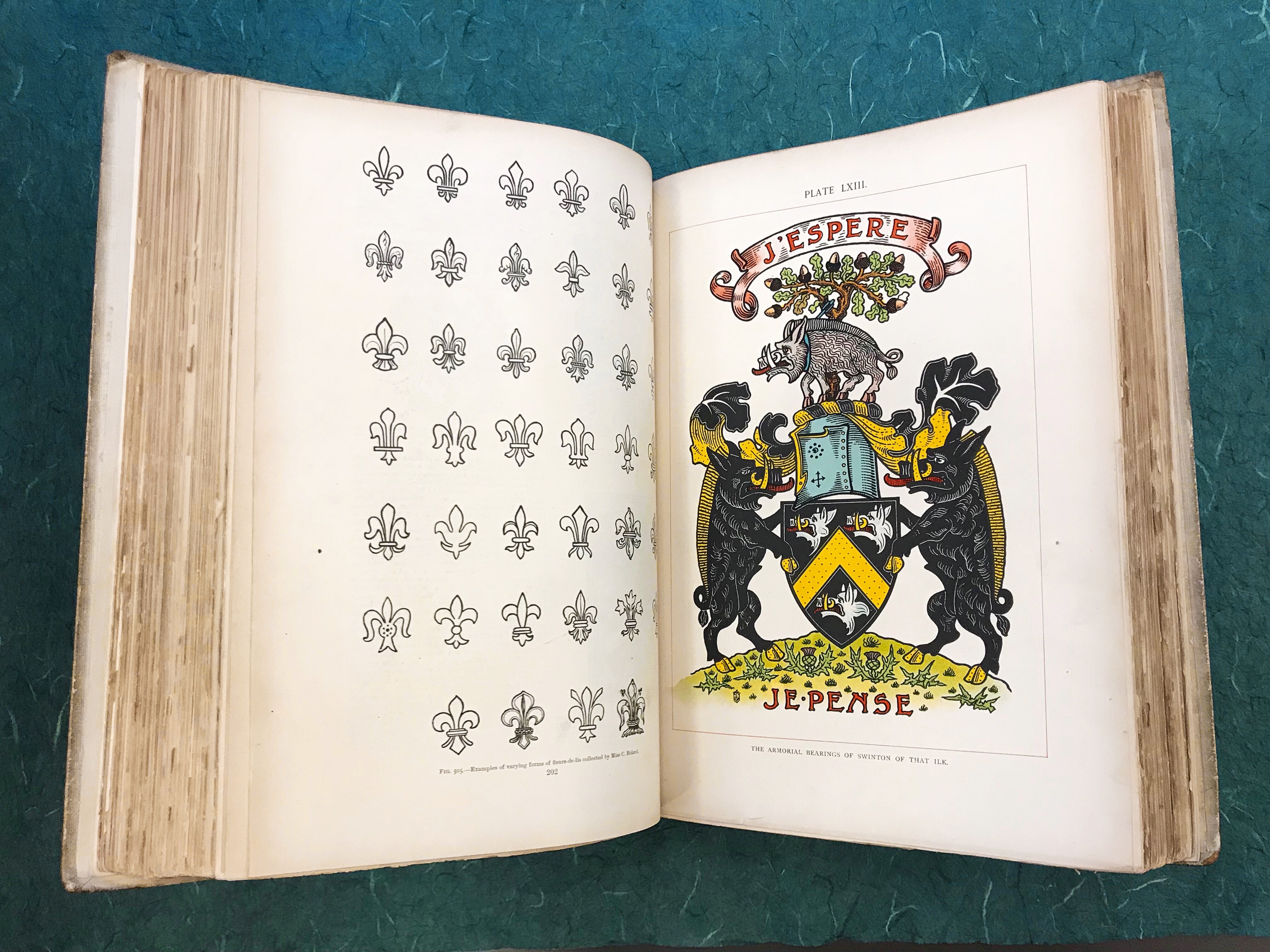 page from The Art of Heraldry: an Encyclopedia of Armory