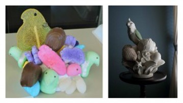 using peeps to recreate pieces of art