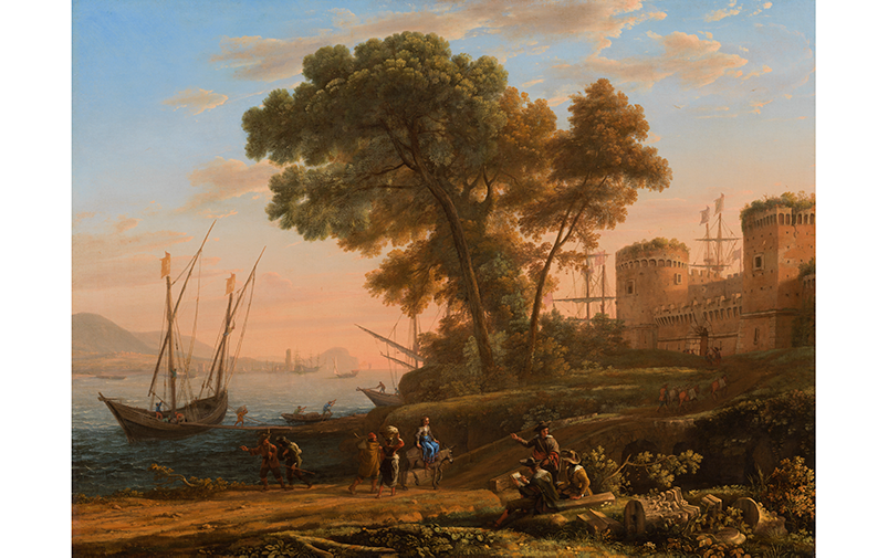 Claude Lorrain, (French, 1604–1682), An Artist Studying from Nature, 1639, oil on canvas, Cincinnati Art Museum, Gift of Mary Hanna, 1946.102.