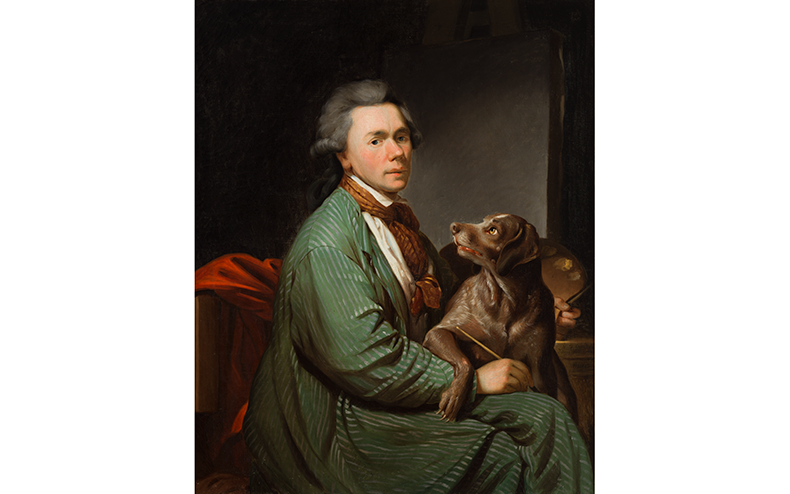 Martin Quadal, (Moravian, 1736–1808), Self-Portrait, 1788, oil on canvas, Cincinnati Art Museum, Bequest of Walter I. Farmer, 1997.118.