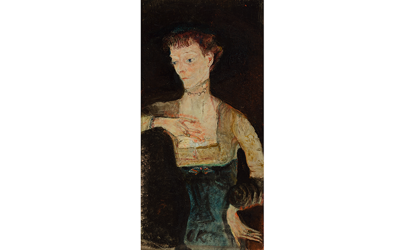 Oskar Kokoschka (Austria, 1886–1980), The Duchess of Montesquiou-Fezensac, 1910, oil on canvas, Cincinnati Art Museum, Bequest of Paul E. Geier, 1983.64