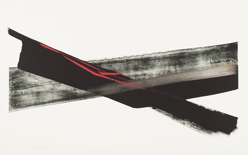 Shinoda Tōkō (Japanese, b.1913), New Tribute, 1981, hand-colored lithograph, The Howard and Caroline Porter Collection, 1990.988
