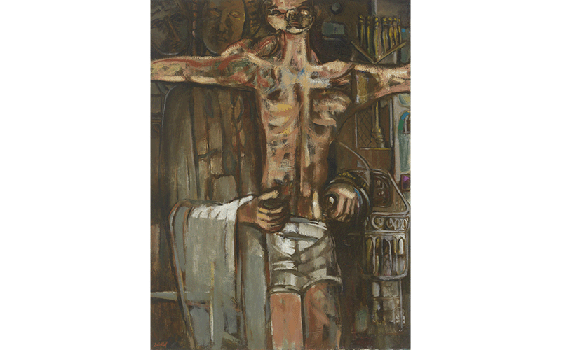 Behold Thy Son, 1956, Oil on canvas, Smithsonian, National Museum of African American History and Culture, Washington, DC