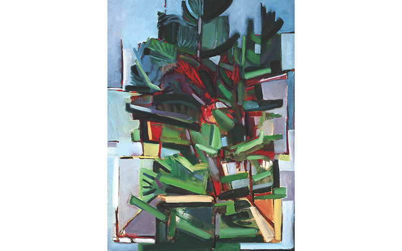 Two Pines #2, 1964, Oil on canvas, High Museum of Art, Atlanta, gift of David C. and Thelma G. Driskell, 2000.203