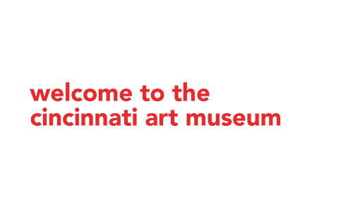The cover of the Visitor Guide reads "welcome to the cincinnati art museum"