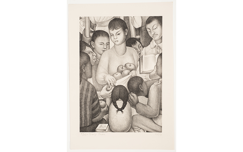 Diego Rivera (Mexican, 1886–1957), The Fruits of Labor, 1932, lithograph, Gift of Herbert Greer French, 1940.451