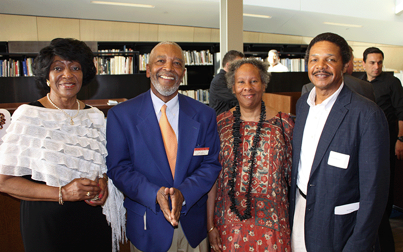 Members of The Donald P. Sowell Committee at an event in the Museum Library