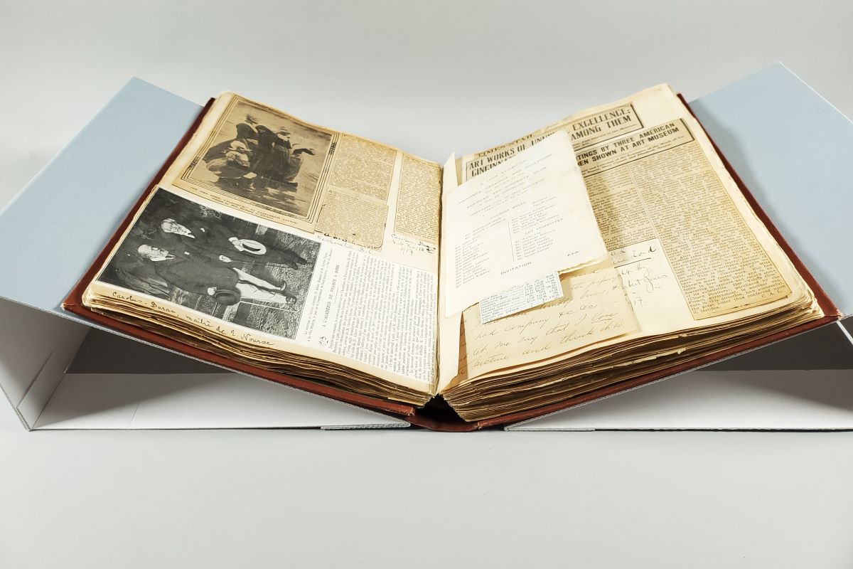 Open scrapbook