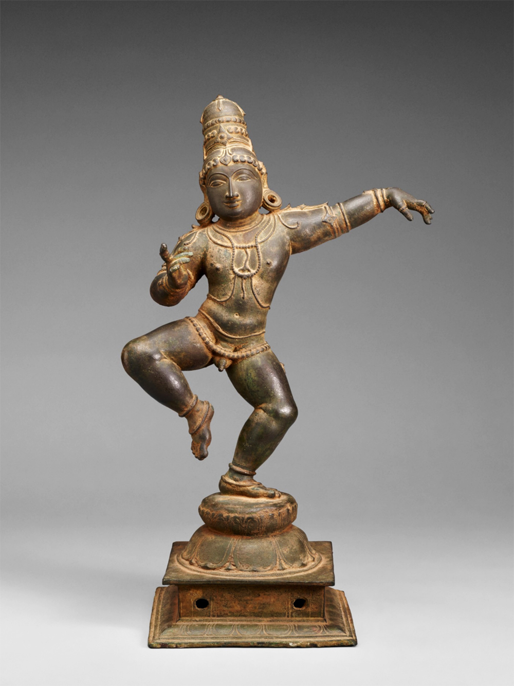 The Poet-Saint Sambandar, 1200–1400, India; Tamil Nadu, bronze, Asian Art Museum of San Francisco, The Avery Brundage Collection, B60B1016