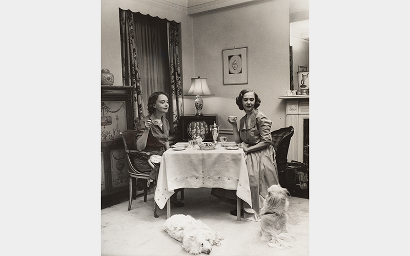 Nina Leen (American, 1909–1995), Gish Sisters Having Tea, 1951, gelatin silver print, Bequest of Carl M. Jacobs III, 2009.265