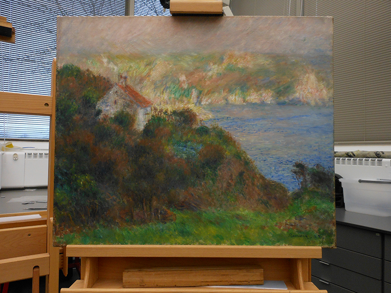 Pierre Auguste Renoir (France, 1841–1919), Fog on Guernsey, 1883, oil on canvas, 2004.46