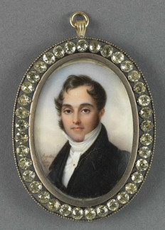 Jean Baptiste Jacques Augustin’s Monsieur Arcos, an oval portrait