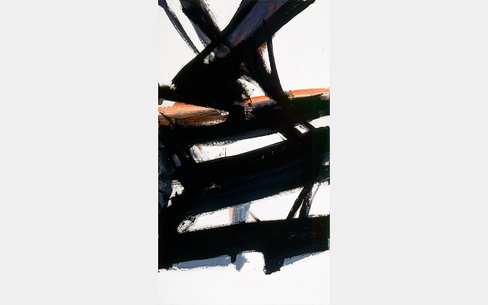 Franz Kline (American, 1910–1962), Horizontal Rust, 1960, oil on canvas, The Edwin and Virginia Irwin Memorial, © 2016 The Franz Kline Estate / Artists Rights Society (ARS), New York, 1982.85