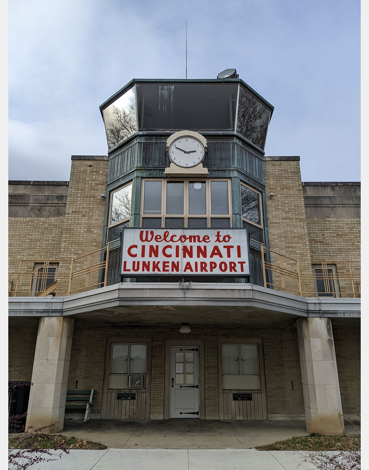 The entrance to the Lunken Airport