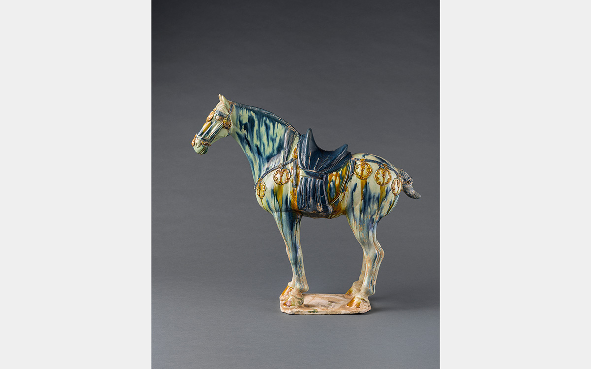 Profile of a ceramic horse