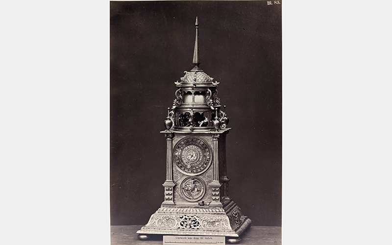 Franz Seraph Hanfstaengl (German, 1804–1877), Uhrwerk aus dem 16. Jahrh (16th-Century Clock), 1871, printed 1873, albumen silver print, Property of the Cincinnati Art Museum