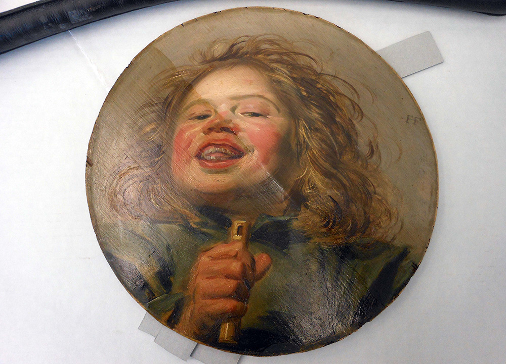 Studio of Frans Hals (Dutch, 17th c.), Head of a Laughing Boy,  1620s or later, oil on panel, Gift of Mr. and Mrs. Thomas E. Davidson in memory of Eleanore Z. Edwards, 1973.450