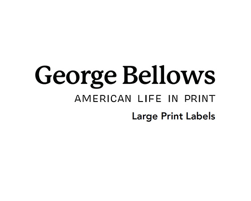 George Bellows: American Life in Print 