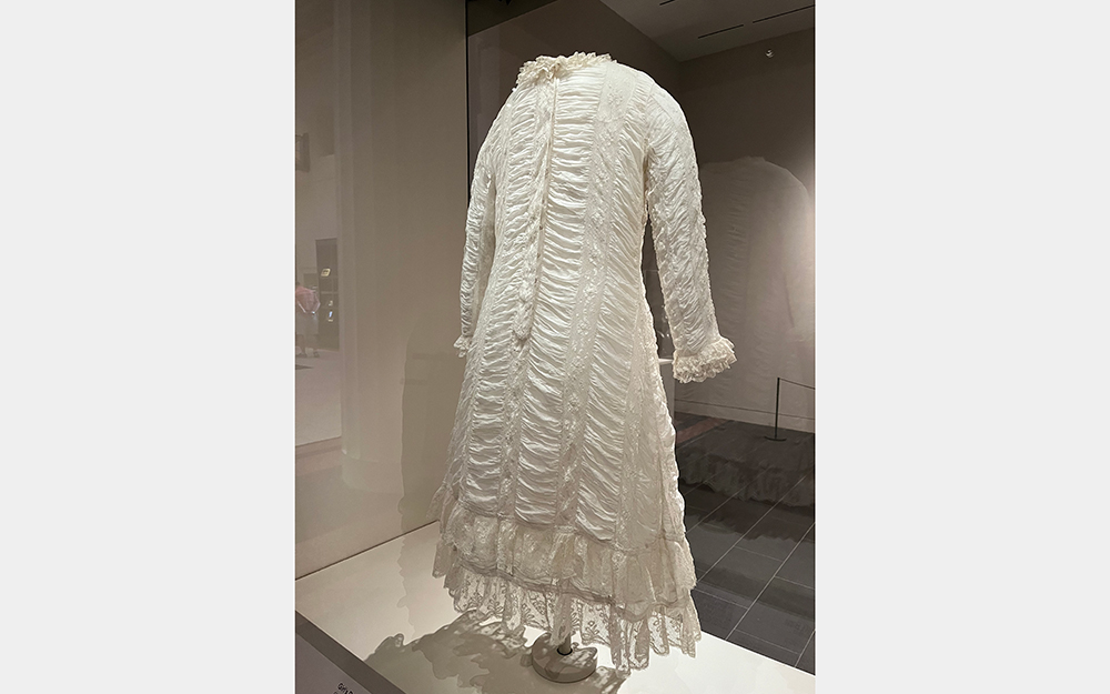 Girl’s dress, circa 1880, cotton, Gift of Mrs. Murat Halstead Davidson, 1970.64 