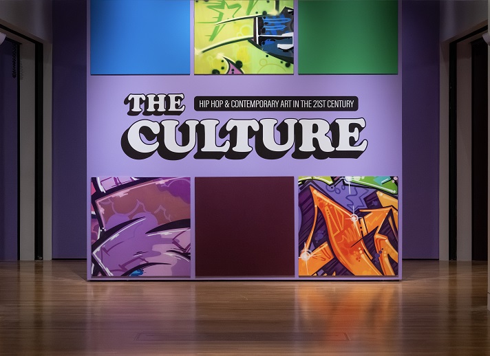 The Culture: Hip Hop and Contemporary Art in the 21st Century title wall