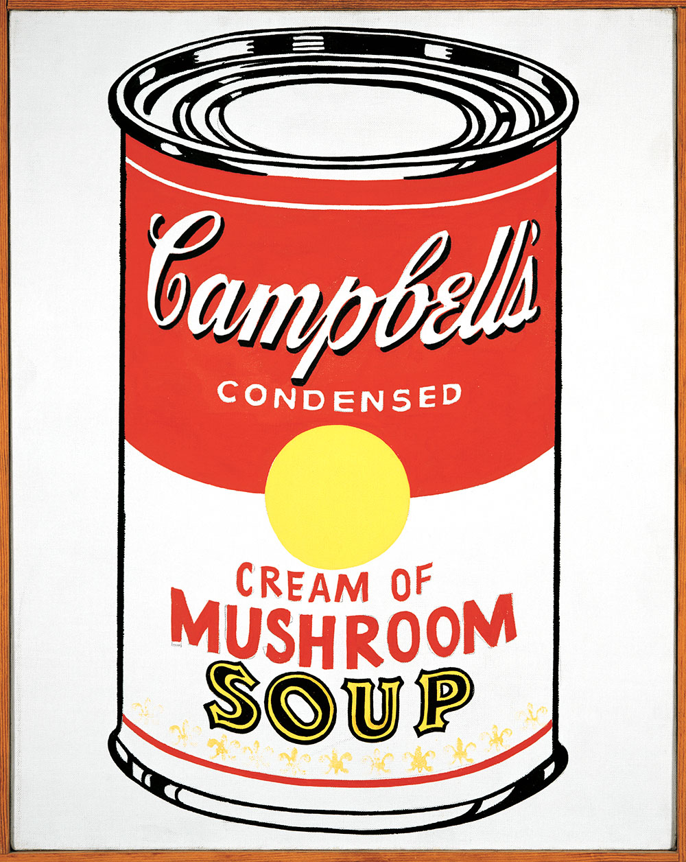 A clean print of a Campbell's Soup can