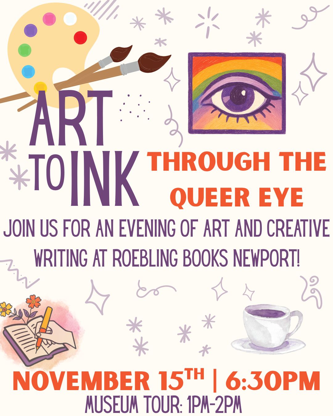 Art to Ink: Through the Queer Eye (onsite tour followed by offsite program)