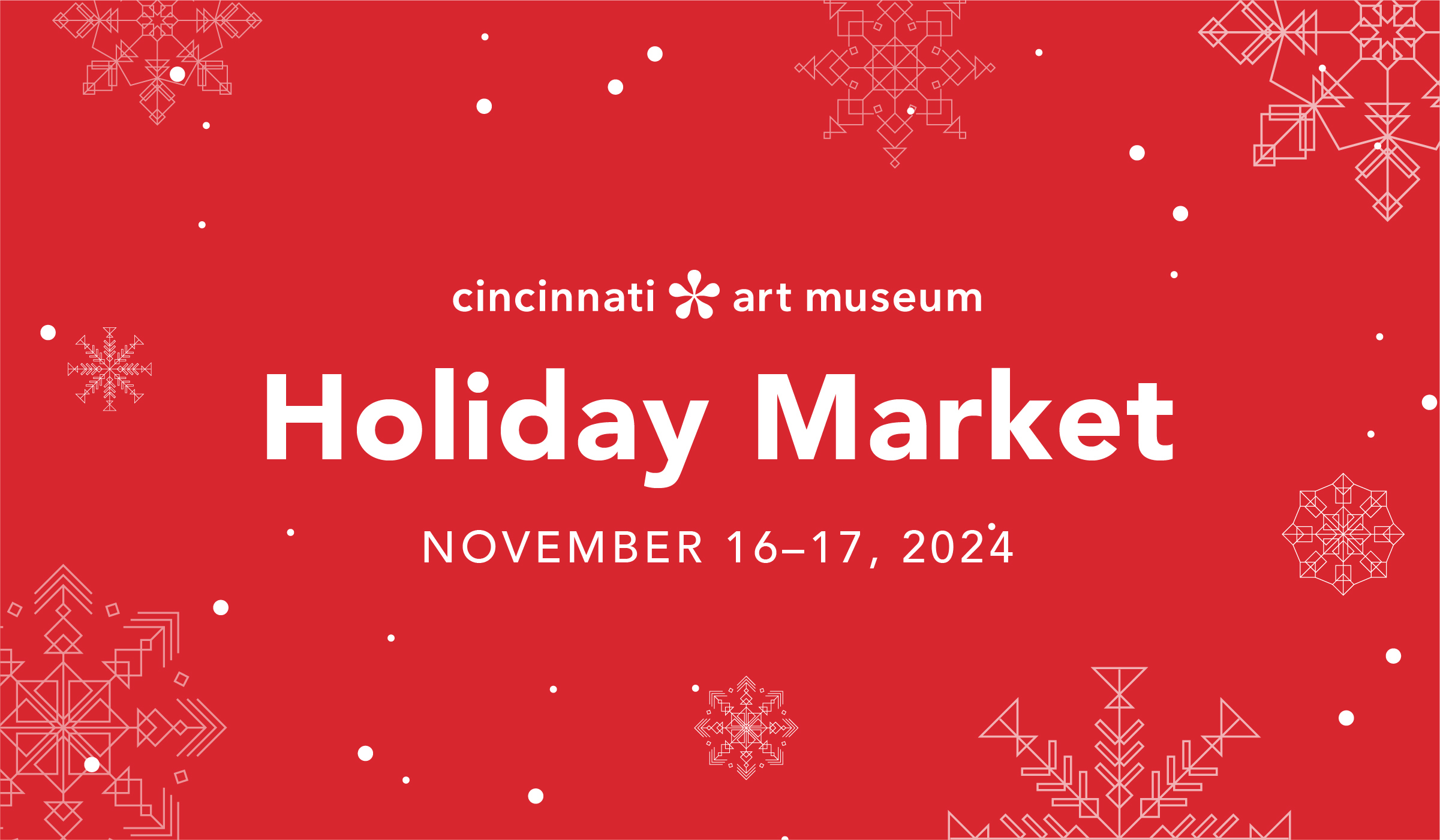 Holiday Market. November 16-17, 2024